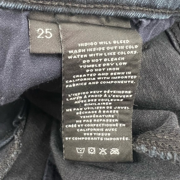 J Brand Cropped Skinny Distressed Frayed Hem Jeans Size 25 Women’s - Picture 4 of 6